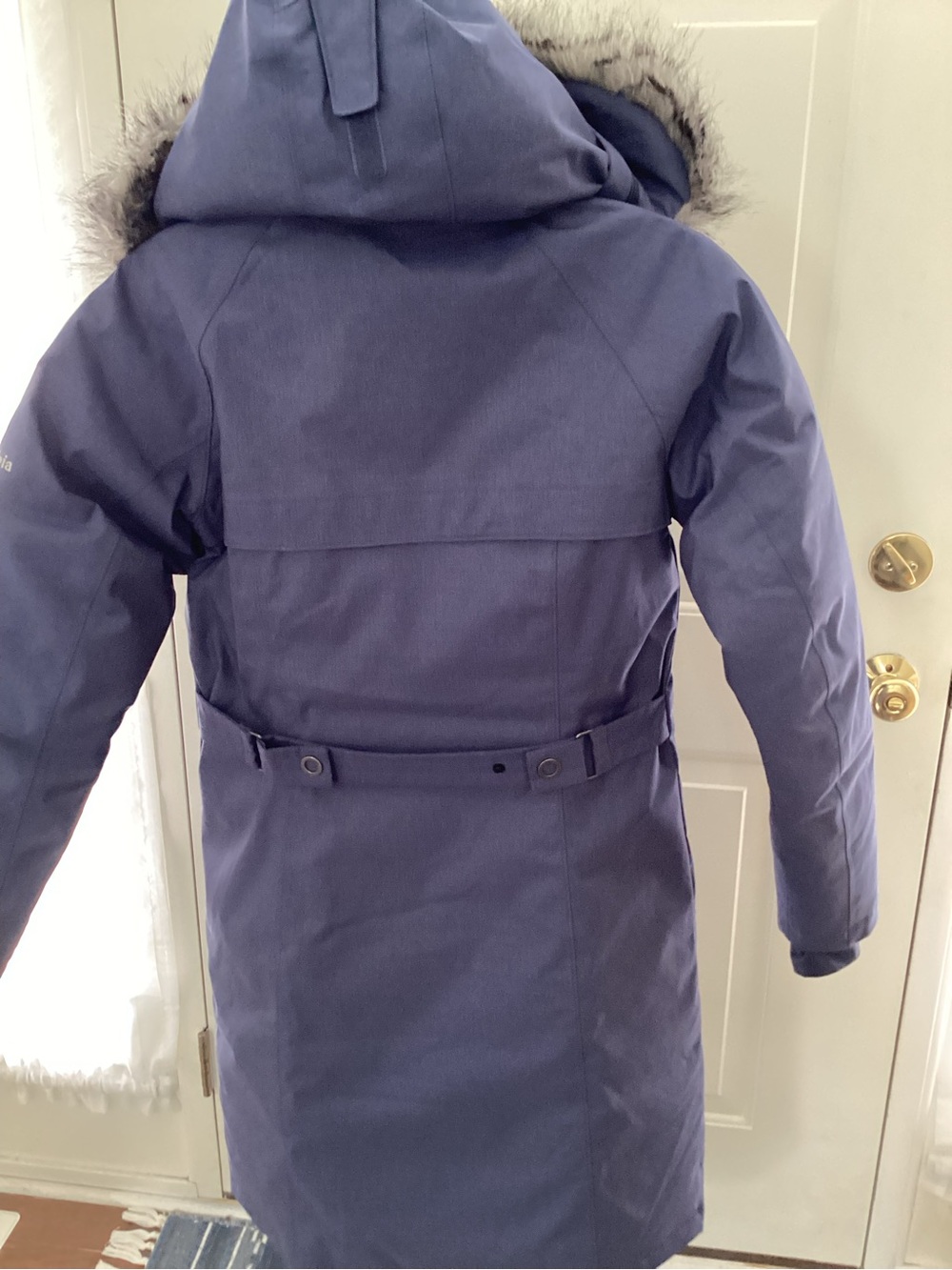 Columbia Omni-heat long winter parka faux fur hood - Picture 3 of 15